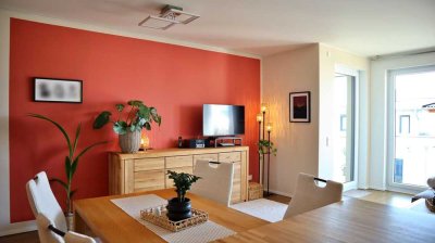 FAMILIENGERECHTE NEUBAUWOHNUNG MIT WUNDERBARER EINBAUKÜCHE UND BIS ZU 2 PKW-STELLPLÄTZEN