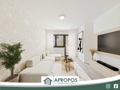 Modernisierte Wohnung mit Balkon am Neumarkt
