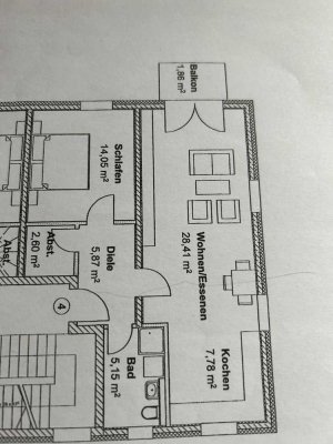 Moderne 2-Zimmer Wohnung mit Balkon in Saal an der Donau