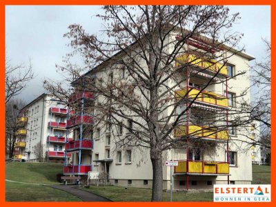 2-Raum-Wohnung, ruhig und im Grünen! Küche und Bad mit Fenster // Südbalkon!
