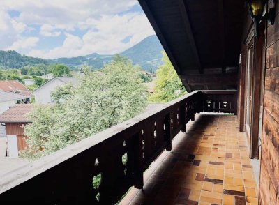 Renovierte 2-Zimmer-Wohnung mit Bergblick in Oberaudorf