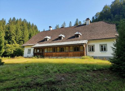 BAURECHT - WOHNHAUS IN DEN WILDALPEN