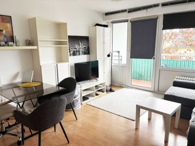 Kompaktes Appartement, Bornheim, Balkon, 32 m²