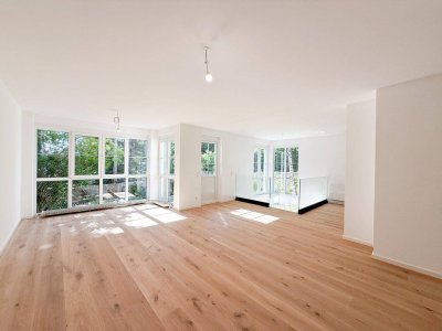 ERSTBEZUG nach Sanierung: 6-Zimmer Maisonettewohnung mit privatem Garten in kompletter RUHELAGE inkl. KFZ-Stellplatz