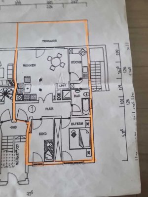 3 Zimmerwohnung mit Garten und Pool