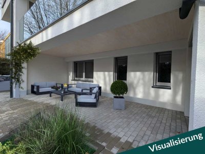 Letzte freie Wohnung im Objekt: Kernsaniert, barrierearm mit Terrasse, Solarstrom & KfW-Förderung