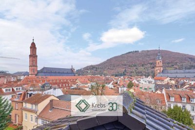 Über den Dächern der Altstadt: 4-Zimmer-DG-Wohnung mit spektakulärem Ausblick bis zum Schloss