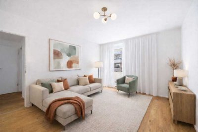 Premiumlage Schwabing - hochwertig sanierte 2-Zimmer-Wohnung  provisonsfrei mit zwei Balkonen