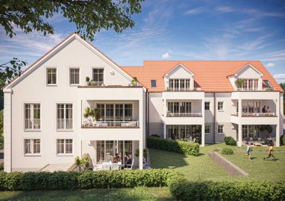 Erstbezug: Attraktive 3-Zimmer-Dachgeschosswohnung mit Balkon