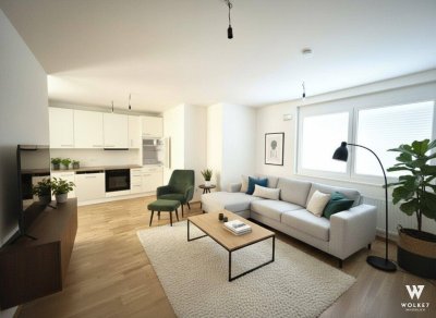 Urban &amp; ruhig: Neubauwohnung mit eigenem Garten