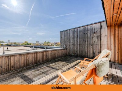 Spacious maisonette with large roof terrace and fantastic views over Potsdam