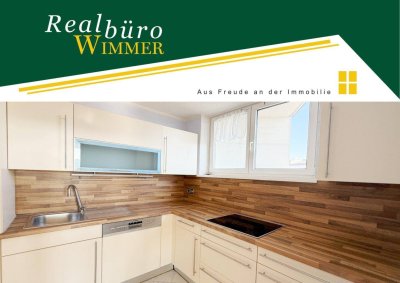 Sehr helle 2-Zimmer-Wohnung mit südwestseitiger Loggia - Nähe Klinikum Wels und Bahnhof