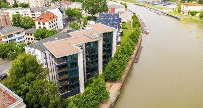Luxuriöse 2-Zimmer Smart Home Wohnung in Bremerhaven-Mitte mit Blick auf die Geeste