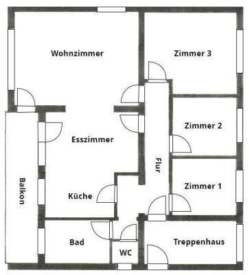 Erstbezug nach Sanierung und Einbauküche: Ansprechende 5-Raum-EG-Wohnung mit geh. Innenausstattung