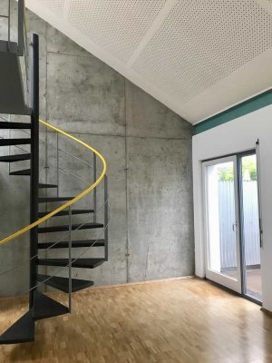 Architektonisch außergewöhnliche Maisonette Wohnung + separate Einliegerwohnung