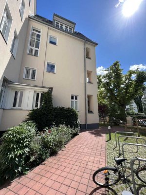 befristet für 3 Jahre, schöne 2 Zi. WE inkl. Küche, eig. Gartenanteil, Terrasse, Wannenbad, Keller!!