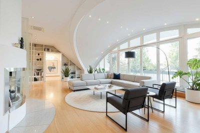 Einzigartige Wohnung mit Penthouse-Charakter in Bestlage
