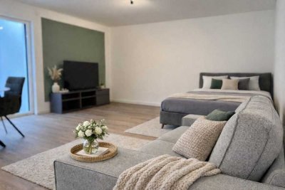 Modern möblierte 1,5 Zimmer Wohnung im Neubau