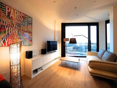 1,5 Zimmer Luxusloft hochwertig möbliert mit Stadt und Bergblick