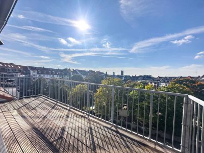 Maisonette-Dachgeschosswohnung mit ca. 110 m² Wohnfläche und rund 125 m² tatsächlicher Grundfläche
