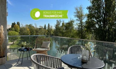 Startklar wohnen: Küchenbonus inklusive* 4-Zi.-Wohnung mit 2 Bädern, Balkon & unverbaubaren Seeblick
