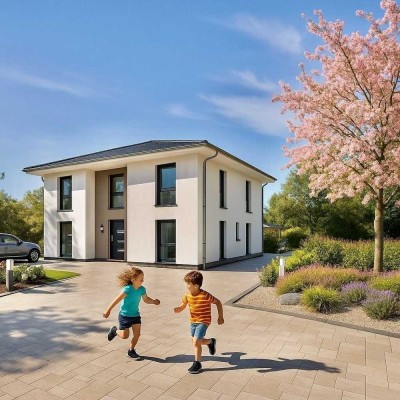 Inkl. Grundstück und alle Kosten! Elegante Stadtvilla für modernes Wohnen