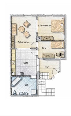Exklusive 3-Zimmer-Wohnung mit gehobener Innenausstattung mit EBK in Jockgrim