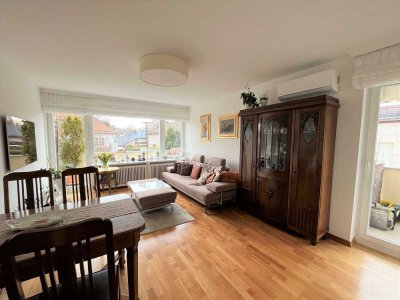 Wohntraum Bogenhausen - 3 Balkone, hochwertige Einbauküche, Klimaanlage, möbliert