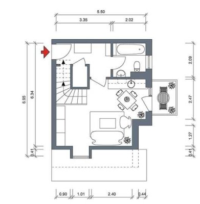 Schöne zwei Zimmer Wohnung in Sigmaringen (Kreis)