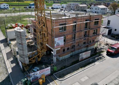 Rohbau FERTIG !!! Exklusive Doppelhaushälfte im Neubaugebiet (St. Anton-Siedlung).