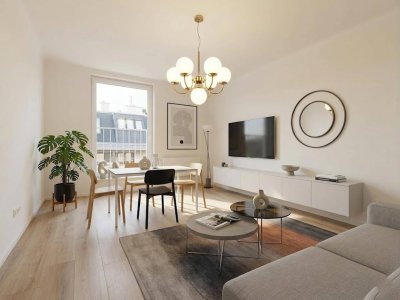 Helle, sanierte Wohnung mit idealem Grundriss und attraktiver Aussicht - Erstbezug!