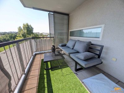 BALKONTRAUM IM GRÜNEN: 3 Zimmer Eigentumswohnung in ruhiger Lage