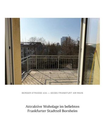 Erstbezug nach Sanierung: 4 Zi. Maisonette-Wohnung mit Balkon in Frankfurt-Bornheim