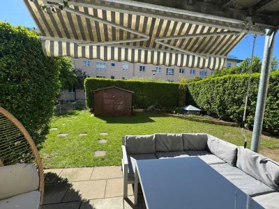 Gepflegte Erdgeschosswohnung mit großem Garten in guter Lage