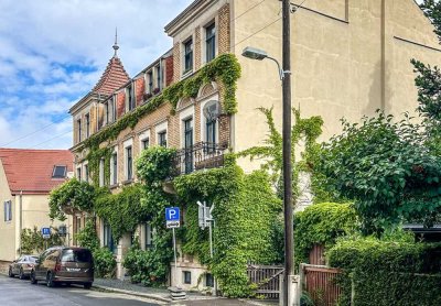 helle und ruhige 4-Raum-Maisonette-Wohnung mit tollem Ausblick in Laubegast