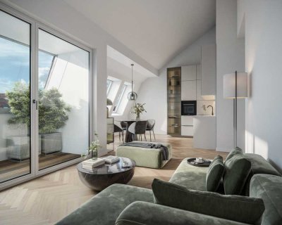Wohnen mit Domblick: Weitläufiges 5-Zimmer-Neubau-Penthouse ++ Terrasse & Balkon ++ 2 Bäder