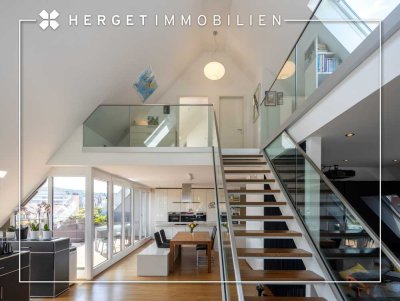 ***Sonnige DG-Maisonette mit Galerie, Dachloggia und Traumblick***