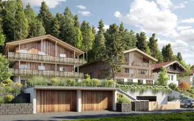 Erstbezug im Neubau! Möblierte 3-Zimmer-Wohnung am Tegernsee mit Sauna, Aufzug & 2 Stellplätzen