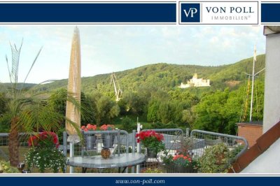 Maisonette-Wohnung mit einmaliger Aussicht auf Schloss Stolzenfels