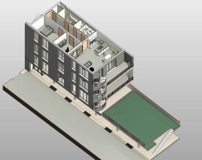 Erstbezug: Helle 3-Zi-Neubauwohnung mit Südbalkon in ruhigem Innenhof