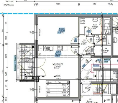 2-Zimmer-Wohnung Neubau inkl. Küche, Loggia, Balkon und Kellerabteil - Gehweite Kagraner Platz U1 /KP22 3-05