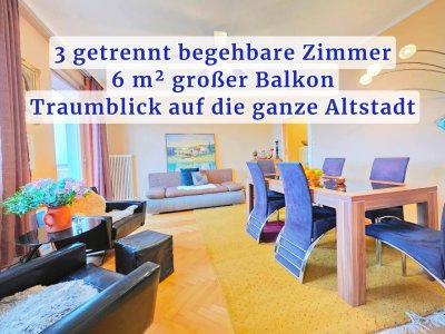 Gemütliche 3-Zimmer-Wohnung mit Balkon + Traumblick