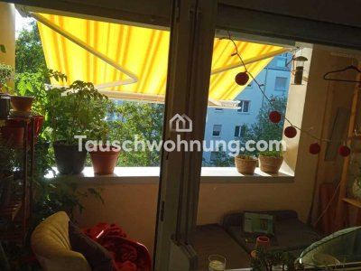 Tauschwohnung: Helle 3 Zimmer-Wohnung mit Balkon am Naturschutzgebiet