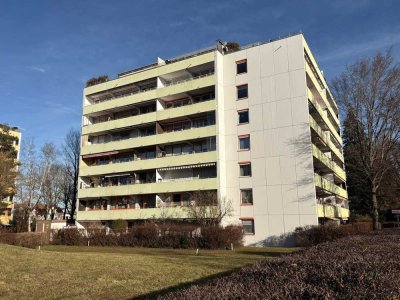 Renovierungsbedürftige 2-Zimmer Eigentumswohnung in ruhiger Lage von Unterhaching als Kapitalanlage