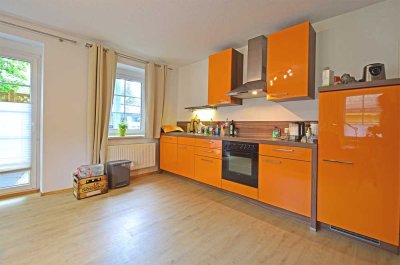 **Inkl. EBK und Terrasse - Schicke 2- Raum- Wohnung in Zwönitz**
