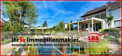 Einfamilienhaus mit Traumgarten und Schwimmteich