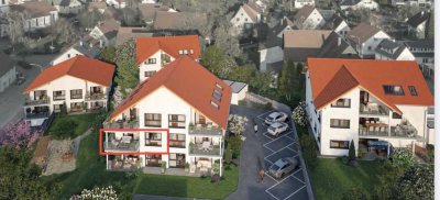 Sehr helle 3,5 Zimmer Neubauwohnung mit großem Balkon - Erstbezug