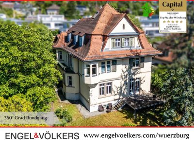 Exklusive Gründerzeitvilla in Würzburg: Wohnen oder Arbeiten?