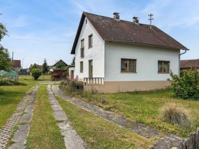Gelegenheit!  Idyllisches, älteres Einfamilienhaus in Mammingerschwaigen