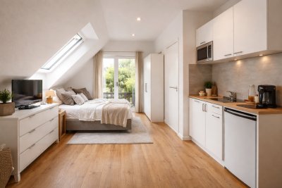 Dachgeschosswohnung für Pendler oder Singles